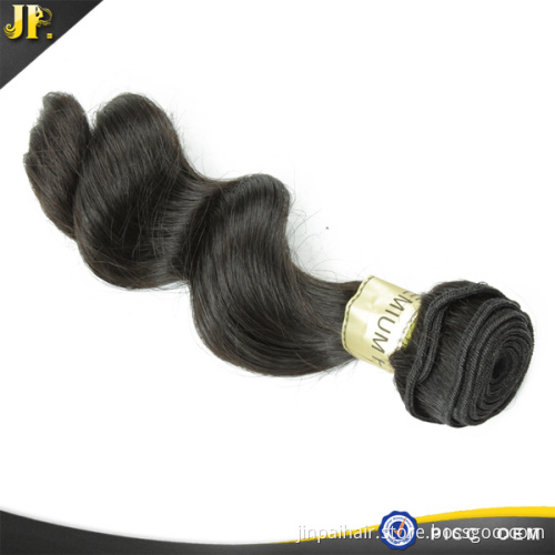 factory directly sale of loose wave natural color virgin hair weft